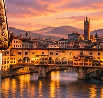 Ponte Vecchio — a detail from the Florence design.