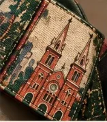 Saigon textile strap. Design visualisation.