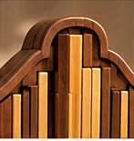 Wooden frame. Design visualisation.