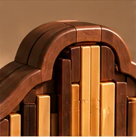 The wooden frame, detail. Design visualisation.