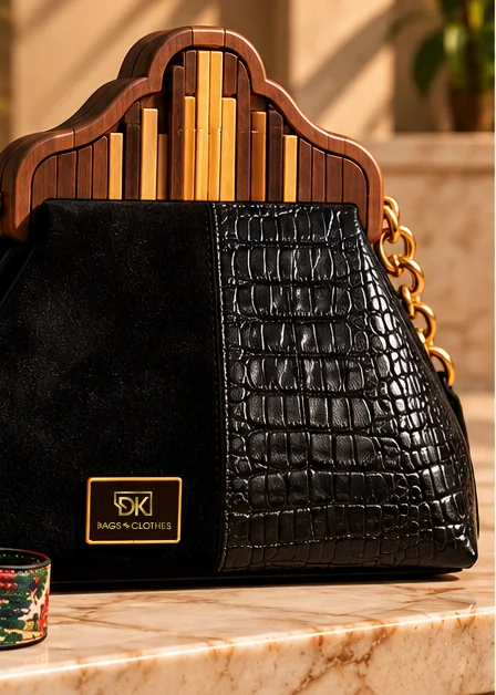 DK 02 Saigon Indochine, black, mixed-texture finish. Design visualisation.
