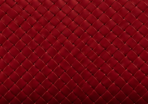 DK Shanghai. Woven texture: Interwoven panels in deep burgundy.